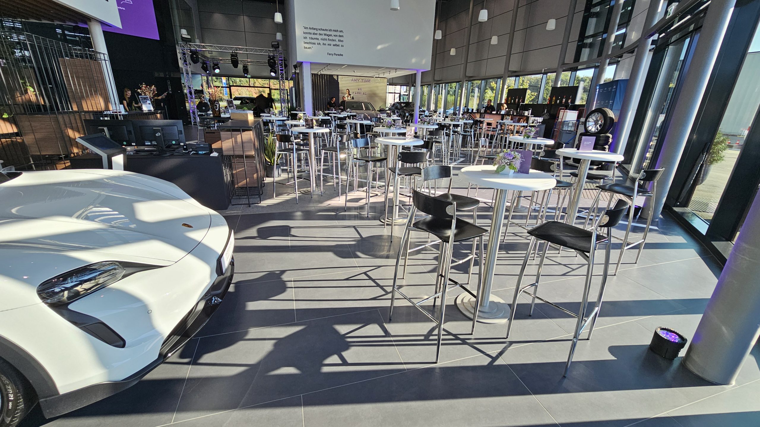 Barhocker "FLEX", Holz/Chrom, mit Lehne, schwarz – Bild 6