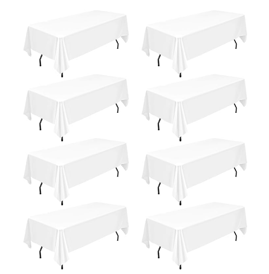 Tischdecke „PHIL“ 2,40m x 1,40m, weiß