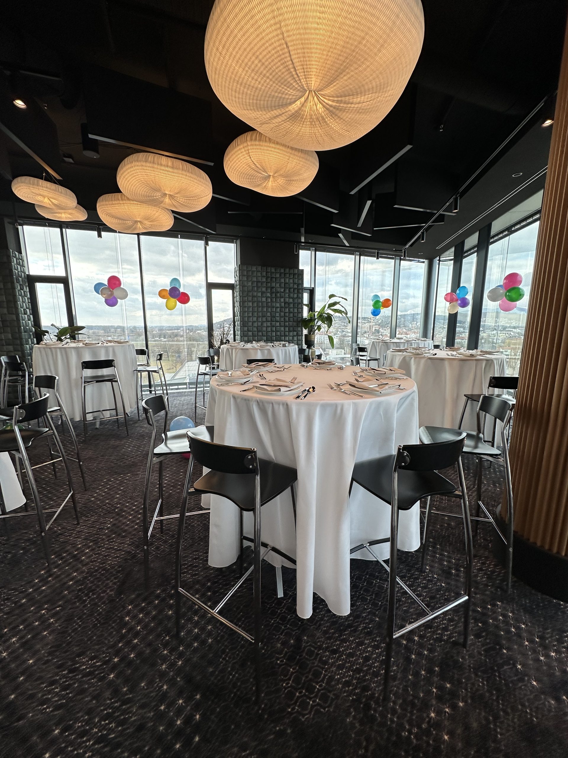 Tischdecke „INGO“, 3,05m, rund, weiß