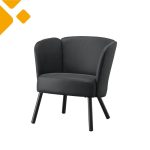 Lounge Sessel "MATS", schwarz